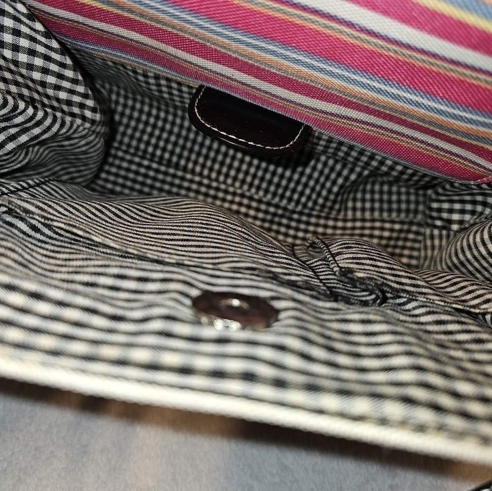 Beautiful Pink Striped Tote Bag - Picture 2 of 9